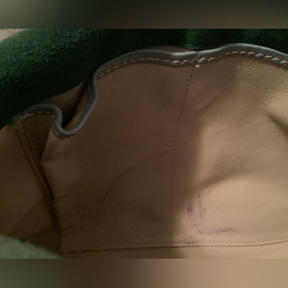 Dooney & Bourke Florentine Leather Libby Dusty Blue Shoulder Bag - Picture 14 of 15